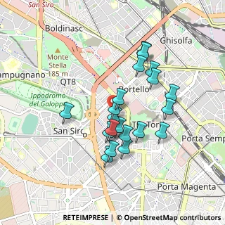 Mappa Via Cristoforo Madruzzo, 20149 Milano MI, Italia (0.7695)