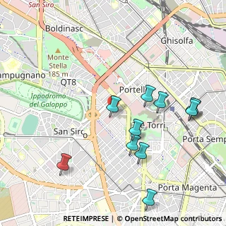 Mappa Via Cristoforo Madruzzo, 20149 Milano MI, Italia (1.09818)