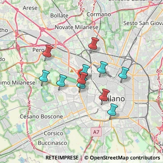 Mappa Via Cristoforo Madruzzo, 20149 Milano MI, Italia (2.78909)