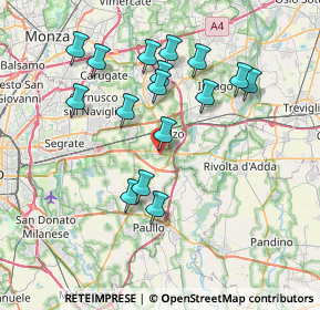 Mappa Via Antonio Gramsci, 20050 Liscate MI, Italia (7.12875)