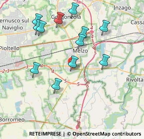 Mappa Via Antonio Gramsci, 20050 Liscate MI, Italia (3.985)