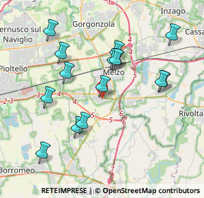 Mappa Via Antonio Gramsci, 20050 Liscate MI, Italia (3.774)