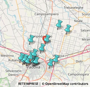 Mappa Via Don Domenico Baldon, 35011 Campodarsego PD, Italia (8.06474)