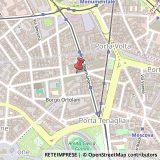 Mappa Via Giuseppe Giusti,  6, 20154 Milano, Milano (Lombardia)