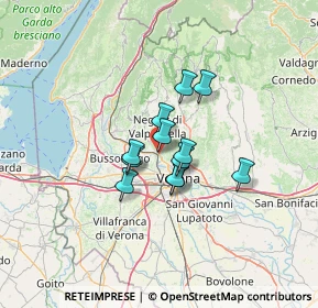 Mappa Via dei Reti, 37124 Verona VR, Italia (8.16333)