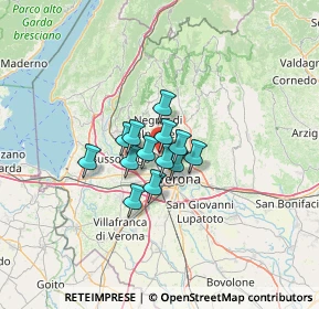 Mappa Via dei Reti, 37124 Verona VR, Italia (7.11538)