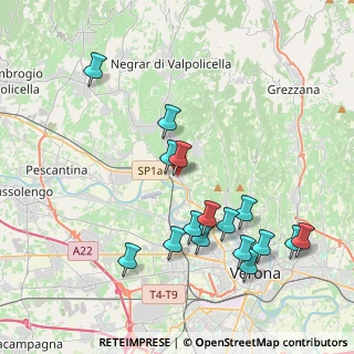 Mappa Via Valpolicella, 37124 Verona VR, Italia (4.23438)