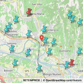 Mappa Via Valpolicella, 37124 Verona VR, Italia (2.9165)