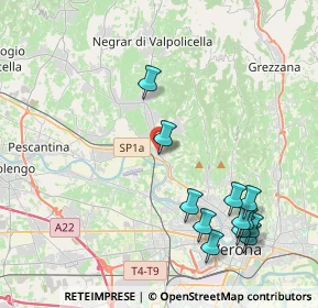 Mappa Via dei Reti, 37124 Verona VR, Italia (4.73667)