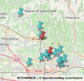 Mappa Via dei Reti, 37124 Verona VR, Italia (3.85286)