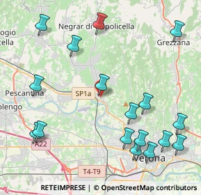 Mappa Via dei Reti, 37124 Verona VR, Italia (5.18529)