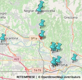Mappa Via dei Reti, 37124 Verona VR, Italia (4.87769)