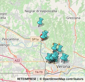 Mappa Via dei Reti, 37124 Verona VR, Italia (3.60625)