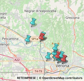 Mappa Via dei Reti, 37124 Verona VR, Italia (3.80929)