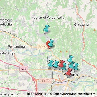 Mappa Via dei Reti, 37124 Parona VR, Italia (4.38727)