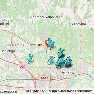 Mappa Via dei Reti, 37124 Parona VR, Italia (3.81)