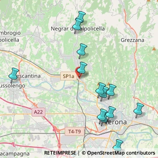 Mappa Via dei Reti, 37124 Parona VR, Italia (4.91615)