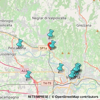 Mappa Via dei Reti, 37124 Parona VR, Italia (5.01)