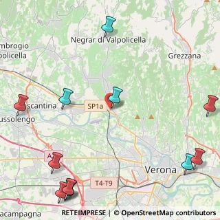 Mappa Via dei Reti, 37124 Parona VR, Italia (6.56833)