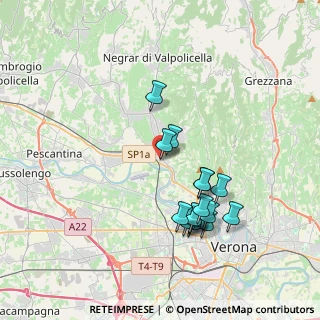 Mappa Via dei Reti, 37124 Parona VR, Italia (3.522)