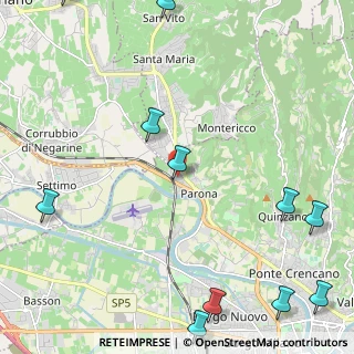 Mappa Via dei Reti, 37124 Parona VR, Italia (3.32)