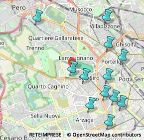 Mappa Piazzale dello Sport, 20151 Milano MI, Italia (2.40083)