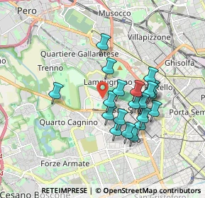 Mappa Piazzale dello Sport, 20151 Milano MI, Italia (1.5)