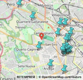 Mappa Piazzale dello Sport, 20151 Milano MI, Italia (2.44105)