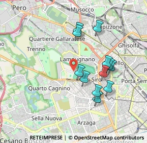 Mappa Piazzale dello Sport, 20151 Milano MI, Italia (1.665)