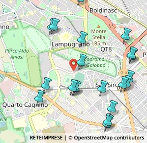 Mappa Piazzale dello Sport, 20151 Milano MI, Italia (1.189)