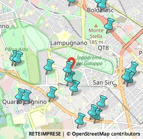 Mappa Piazzale dello Sport, 20151 Milano MI, Italia (1.349)