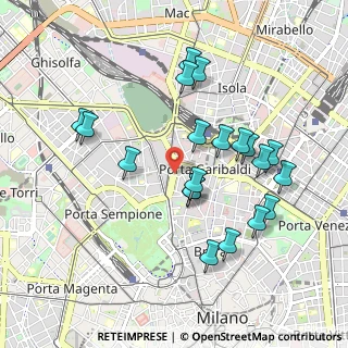 Mappa Bastioni di Porta Volta, 20121 Milano MI, Italia (0.931)
