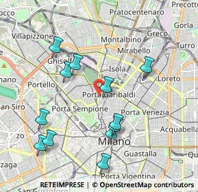 Mappa Bastioni di Porta Volta, 20121 Milano MI, Italia (2.04917)