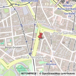 Mappa Bastioni di Porta Volta, 7, 20121 Milano, Milano (Lombardia)