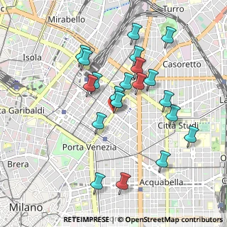 Mappa Via Plinio, 20100 Milano MI, Italia (0.91)
