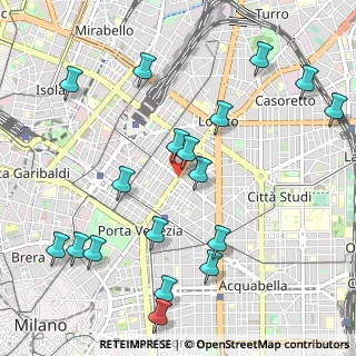 Mappa Stazione MM Lima, 20124 Milano MI, Italia (1.22111)