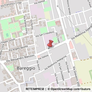 Mappa Via Don Luigi Sturzo, 24, 20010 Bareggio, Milano (Lombardia)