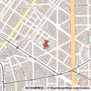 Mappa Via Antonio Stoppani, 9, 20129 Milano, Milano (Lombardia)