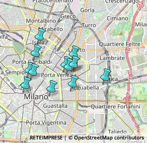 Mappa Via Bartolomeo Eustachi, 20129 Milano MI, Italia (1.535)