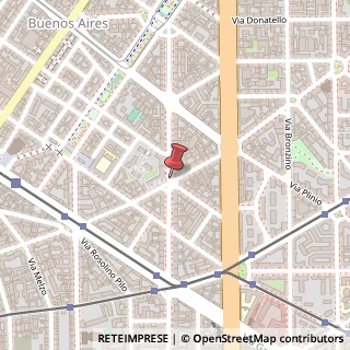 Mappa Via Bartolomeo Eustachi,  24, 20129 Milano, Milano (Lombardia)