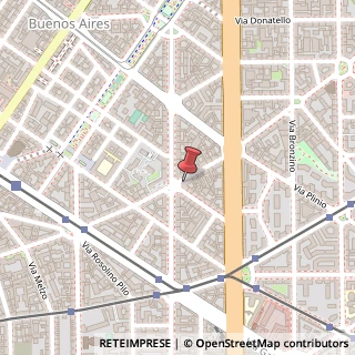 Mappa Via Achille Maiocchi, 22, 20129 Milano, Milano (Lombardia)