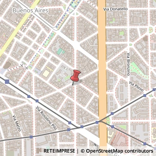 Mappa Via Bartolomeo Eustachi, 17, 20129 Milano, Milano (Lombardia)