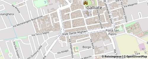 Mappa Galliate