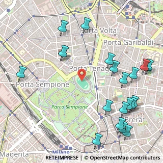 Mappa Viale Giorgio Byron, 20123 Milano MI, Italia (0.6795)