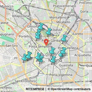Mappa Viale Giorgio Byron, 20123 Milano MI, Italia (1.65071)