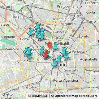 Mappa Viale Giorgio Byron, 20123 Milano MI, Italia (1.46647)