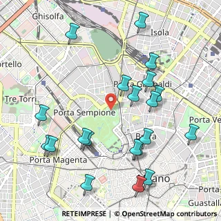 Mappa Viale Giorgio Byron, 20123 Milano MI, Italia (1.179)