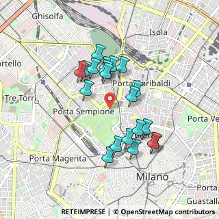 Mappa Viale Giorgio Byron, 20123 Milano MI, Italia (0.779)