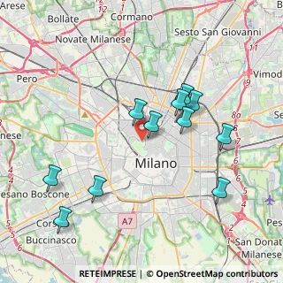 Mappa Viale Giorgio Byron, 20123 Milano MI, Italia (3.83909)