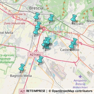 Mappa Via Giuseppe di Vittorio, 25010 Borgosatollo BS, Italia (3.36769)
